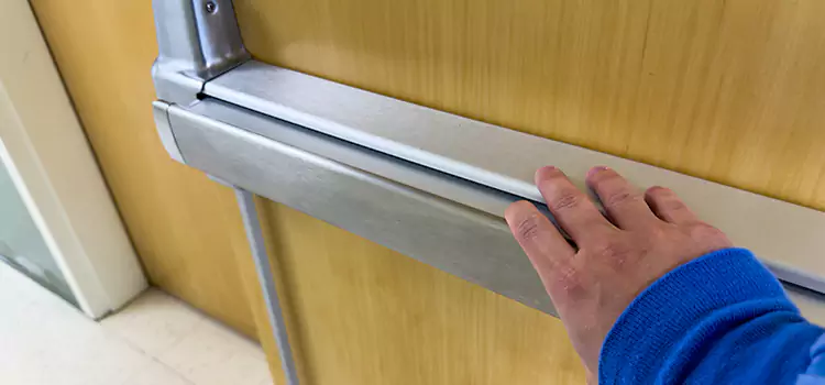 Installing a Push Bar on a Door Kingston